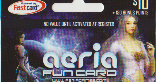 aeria points card